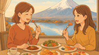 絶景とグルメを満喫!富士山が見える宿《バイキング付き》宿3選⛰🍴