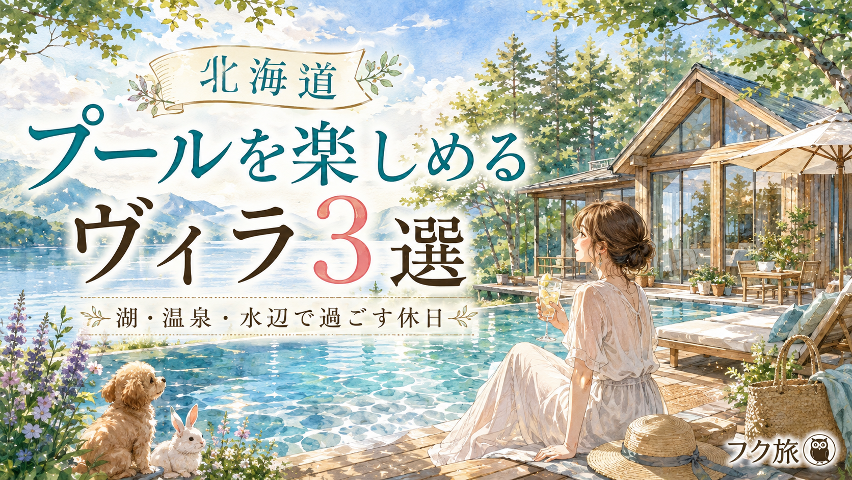 【北海道】プールを楽しめるヴィラ3選｜水辺で過ごす、少し特別な休日